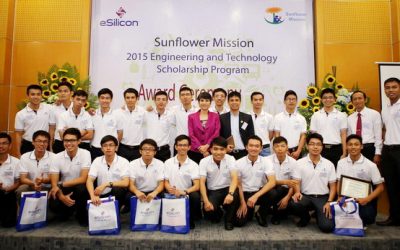 22 HCMUT students received Sunflower Mission scholarships
