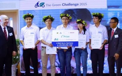 HCMUT students won the first prize of The Green Challenge 2015