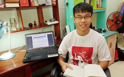 ALTHOUGH HAVING NOT GRADUATED, HE ALSO HAS A THESIS IN AN INTERNATIONAL SCIENTIFIC JOURNAL