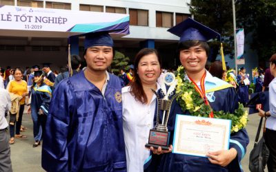 TWIN GRADUATES WITH EXCELLENT RESULT