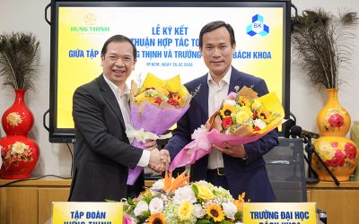 The HCMC University of Technology and Hung Thinh Corporation signed a comprehensive cooperation agreement