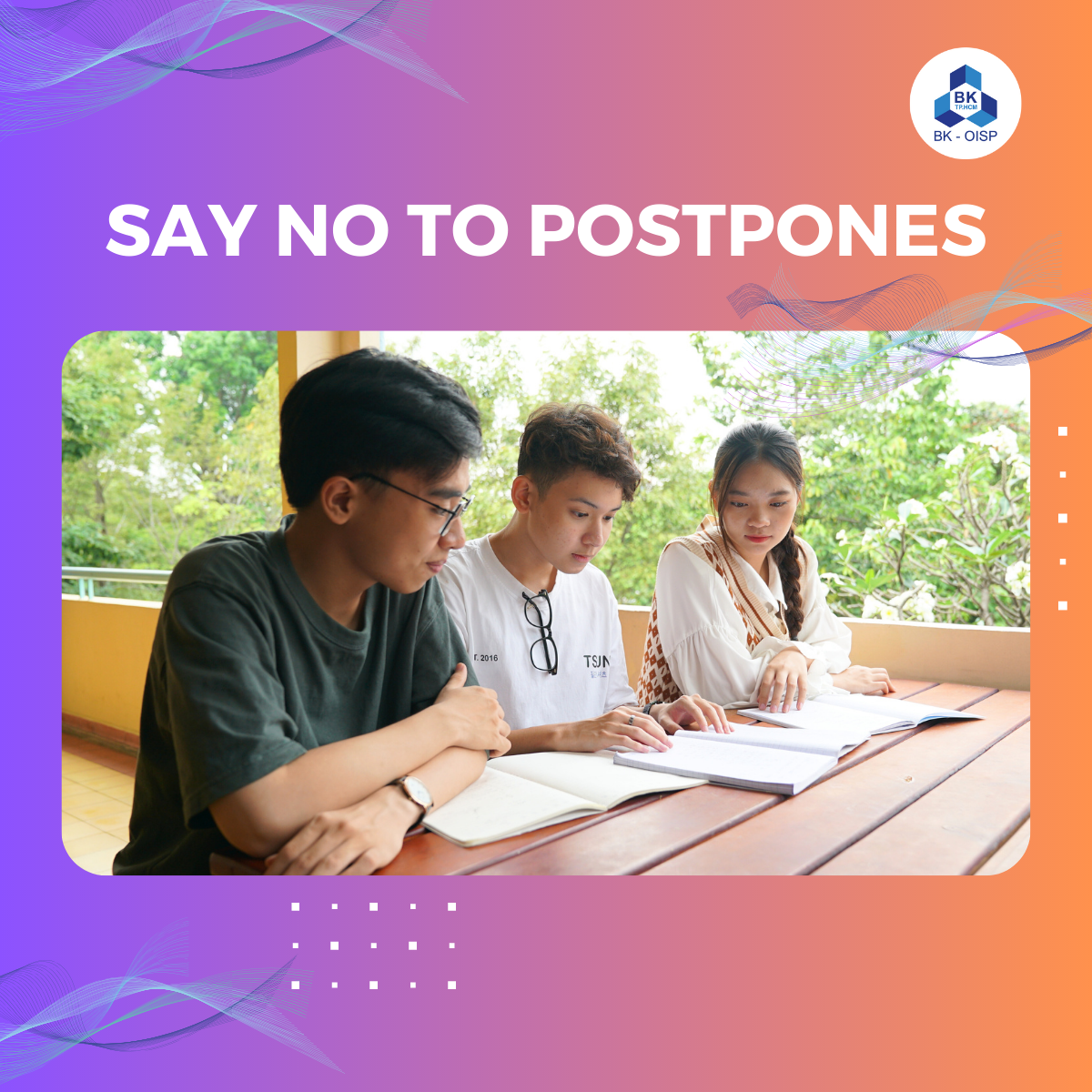 Say no to postpones