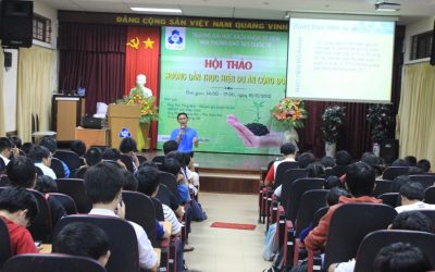 Sinh viên OISP tham dự hội thảo  Hướng dẫn thực hiện dự án cộng đồng