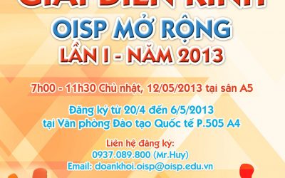 THAM GIA CỔ ĐỘNG CHO GIẢI ĐIỀN KINH OISP MỞ RỘNG 2013