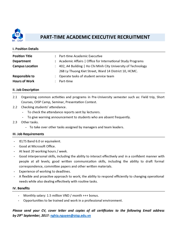 Academic Executive Recruitment