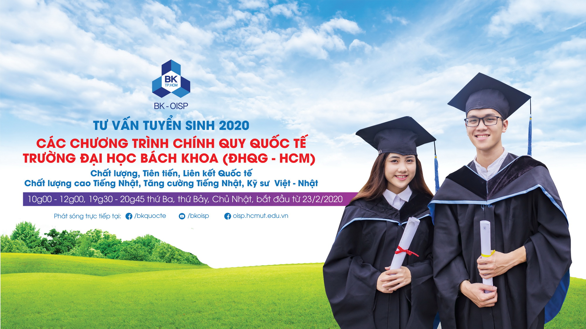 Livestream tư vấn tuyển sinh Bách khoa Quốc tế 2020 Livestream tư vấn tuyển sinh Bách khoa Quốc tế 2020