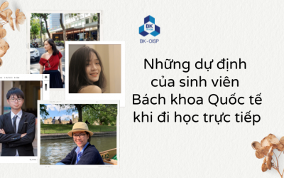 Những dự định của sinh viên Bách khoa Quốc tế khi đi học trực tiếp