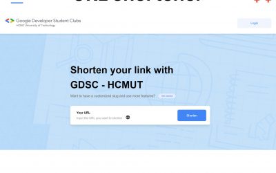GDSC-HCMUT ra mắt sản phẩm rút gọn URL hoàn toàn miễn phí