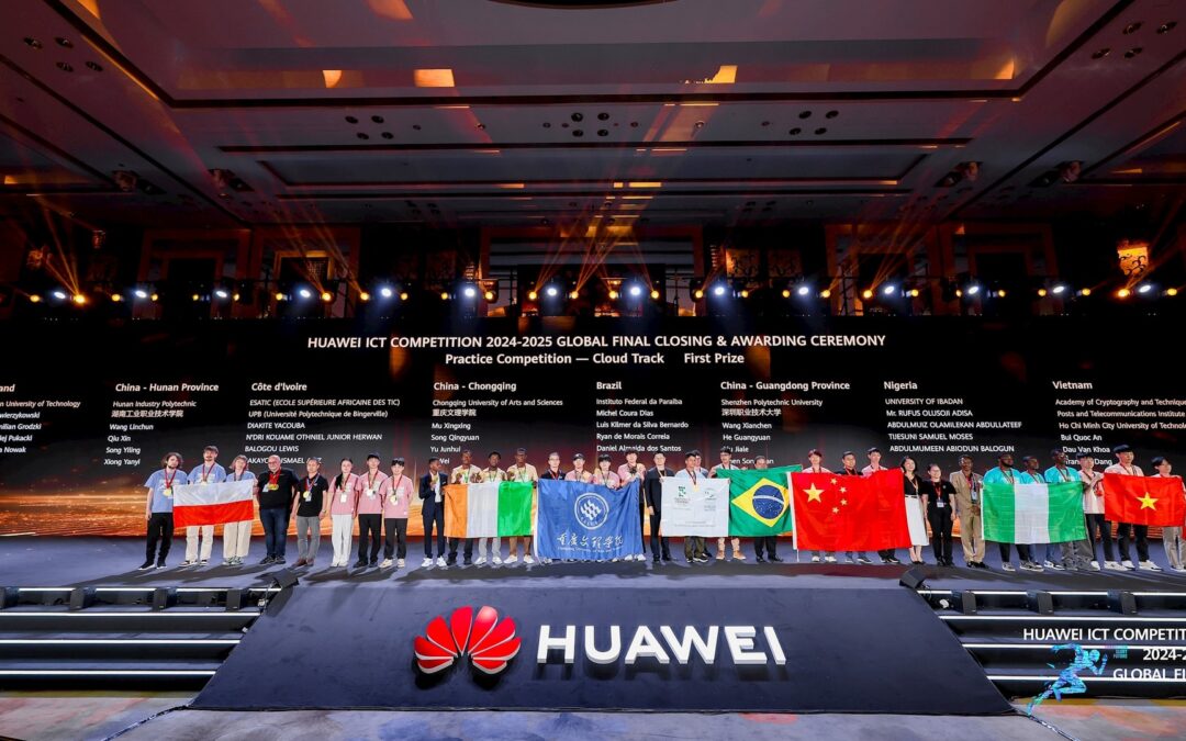 TỎA SÁNG TẠI ĐẤU TRƯỜNG TOÀN CẦU, SV BÁCH KHOA QUỐC TẾ ĐẠT GIẢI NHẤT CUỘC THI HUAWEI ICT COMPETITION 2024-2025 ️
